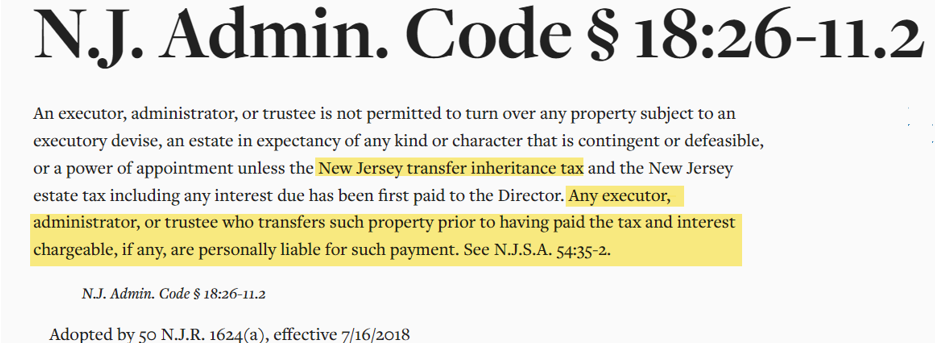 N.J. Admin. Code § 18:26-11.2